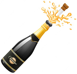 Champagne Bouteille